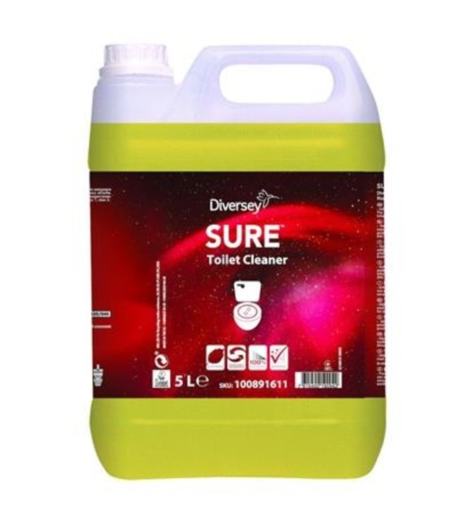 SURE Toilet Cleaner 2x5 ltr W1779 | prijs & verp per 2 stuks