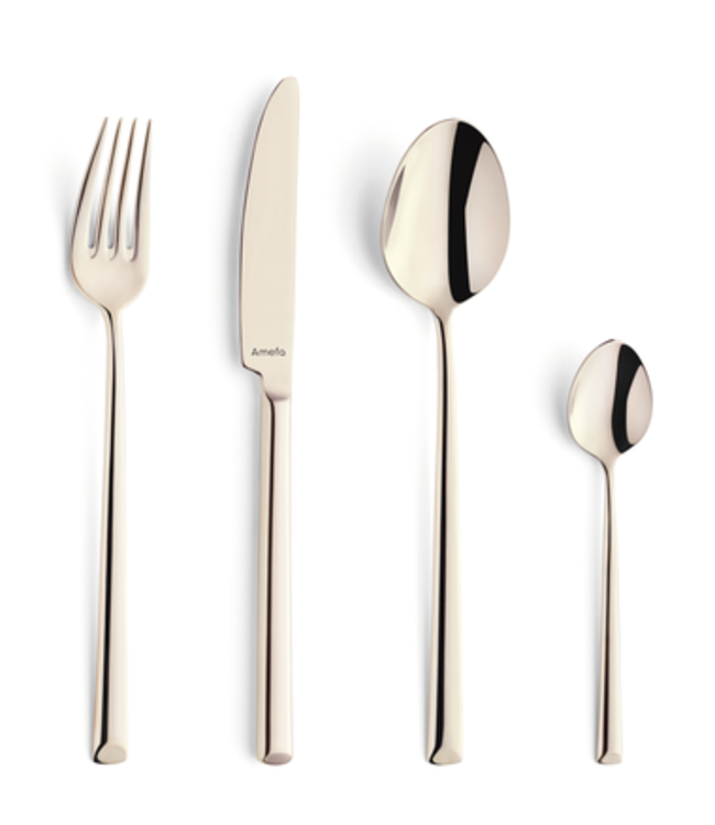 Koffielepel 138 mm 18/10 rvs champagne 1170 Metropole - Amefa Premiere | prijs & verp per 12 stuks