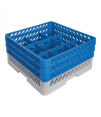 CaterRacks Bekerglazenkorf 9 comp. 50x50x10 cm max Ø150x(h)200 mm - CaterRacks