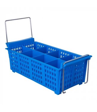 CaterRacks Bestekinzet / draagkorf 205x430x140 mm (bxdxh) met wegklapbare grepen - CaterRacks