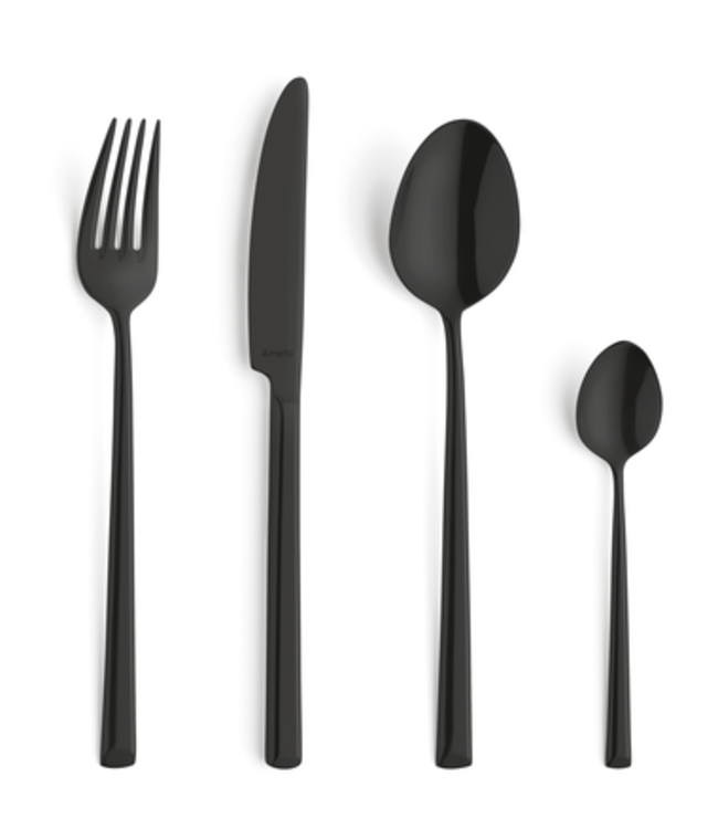 Koffielepel 138 mm 18/10 rvs zwart 1170 Metropole - Amefa Premiere | prijs & verp per 12 stuks