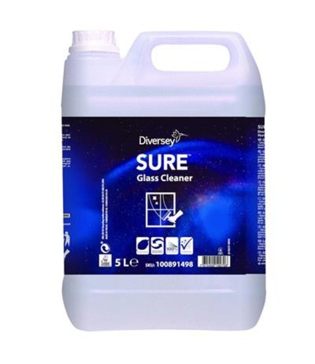 SURE Glass Cleaner 2x5 ltr W1779 | prijs & verp per 2 stuks