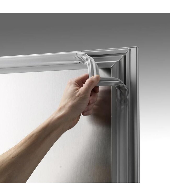 Koelkast 360 ltr Compact K 420 RG 595 x 642 x 1905 mm roestvrijstaal - Gram