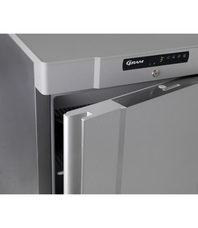 Koelkast 360 ltr Compact K 420 RG 595 x 642 x 1905 mm roestvrijstaal - Gram