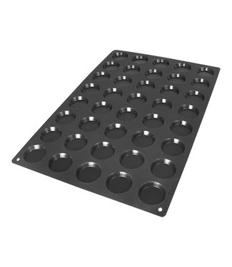 Silikomart Bakmat Tartelettas 40 vormpjes 60 x 11 mm - Silikomart