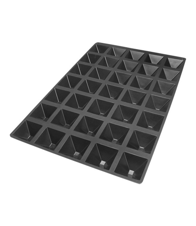 Bakmat Pyramids 35 vormpjes 65 x 65 x 35 mm - Silikomart