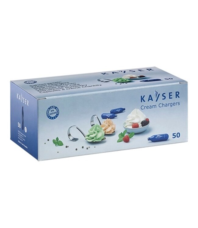 Slagroompatronen - Kayser | prijs & verp per 50 stuks