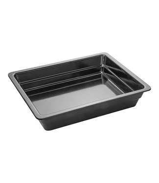 Sans Marque Gastronormbak 1/2GN 325 x 265 x 65 mm zwart - Melamine