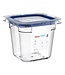 Araven Voedseldoos 1/6GN 176 x 162 x 150 mm transparant polycarbonaat - Araven