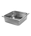 CaterChef Gastronormbak rvs 2/3-100 mm diep zonder greep zware kwaliteit - CaterChef