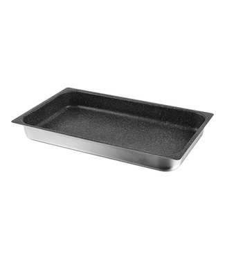 Ovenschaal met anti-aanbaklaag 1/1GN 530 x 325 x 65 mm - Aluminium