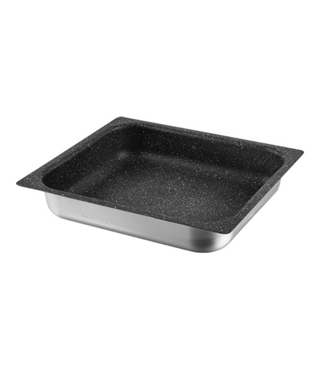 Ovenschaal met anti-aanbaklaag 2/3GN 354 x 325 x 65 mm - Aluminium