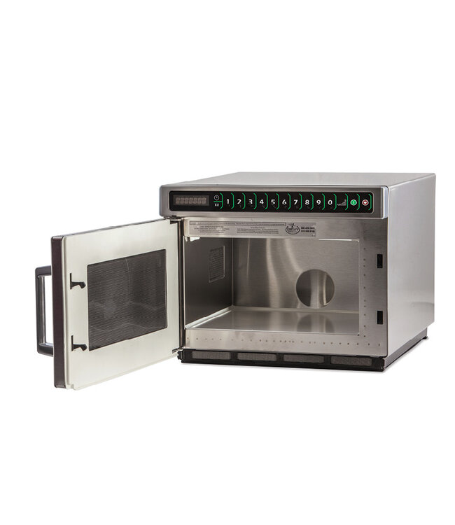 Magnetron 1.800 Watt 17 ltr prof. 419 x 549 x 343 mm (bxdxh) geheel RVS DEC18E2 - Menumaster