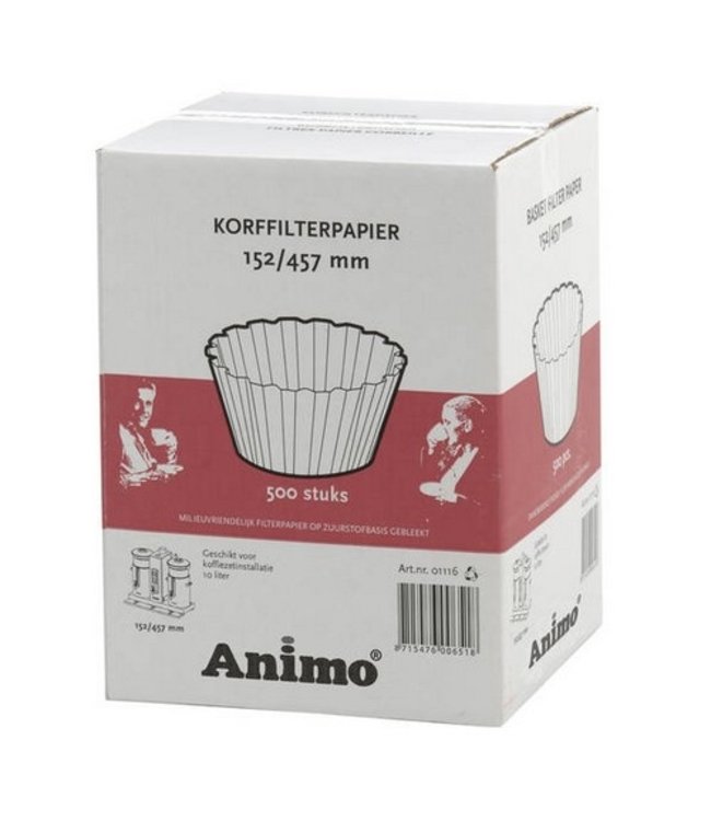 Korffilterpapier 152/457 10 ltr - Animo | prijs & verp per 500 stuks