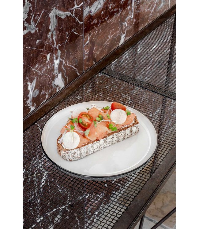 Bord 220 mm  Ciel Blanc - Cosy & Trendy | prijs & verp per 24 stuks