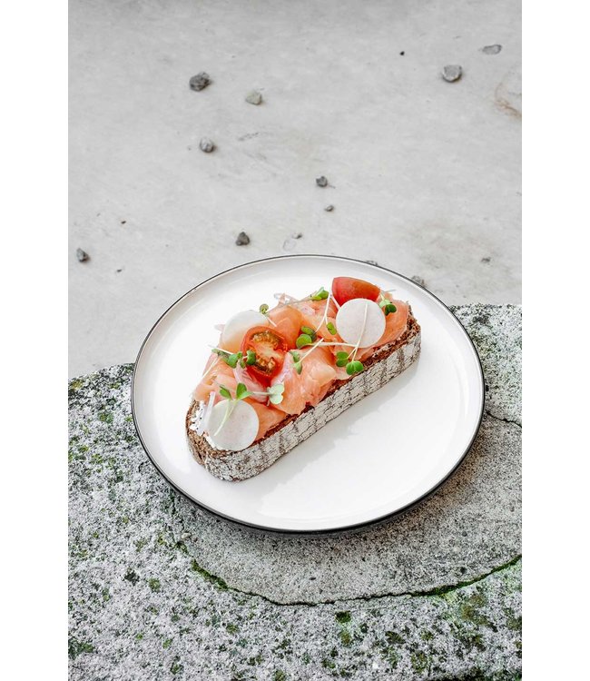 Bord 220 mm  Ciel Blanc - Cosy & Trendy | prijs & verp per 24 stuks