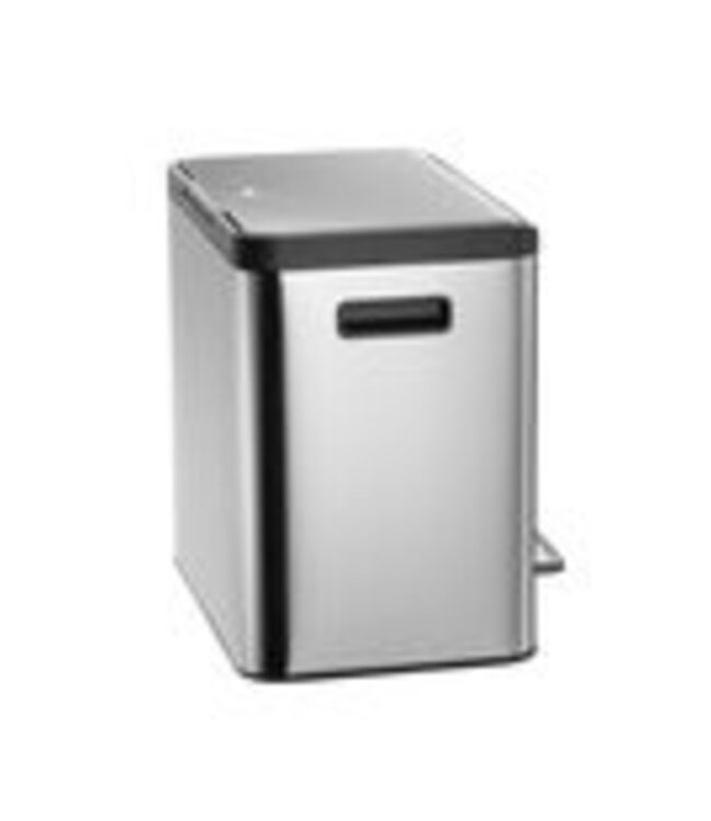 Pedaalemmer 30 ltr (15+15 L) Recycler mat RVS Ecocasa - EKO
