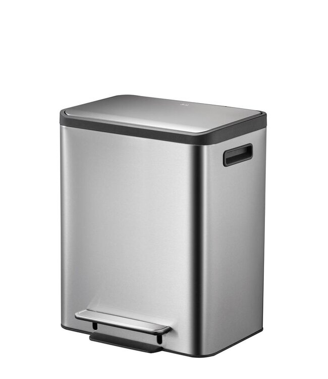 Pedaalemmer 30 ltr (15+15 L) Recycler mat RVS Ecocasa - EKO
