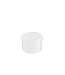 Qubb Verpakkingsemmer kunststof PP 0,5 ltr wit m/deksel 100% vloeistofdicht | prijs & verp per 100 sets