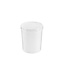 Qubb Verpakkingsemmer kunststof PP 1,8 ltr wit m/deksel 100% vloeistofdicht | prijs & verp per 100 sets
