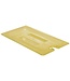 Cambro Gastronormdeksel kunststof 1/3 met greep en lepeluitsparing amber hittebestendig -40/+190 °C Hot-Pan 30HPCHN - Cambro | prijs & verp per 6 stuks