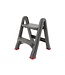 Curver Opstapje 486 x 172 x (h)630 mm kunststof opklapbaar grijs - Curver