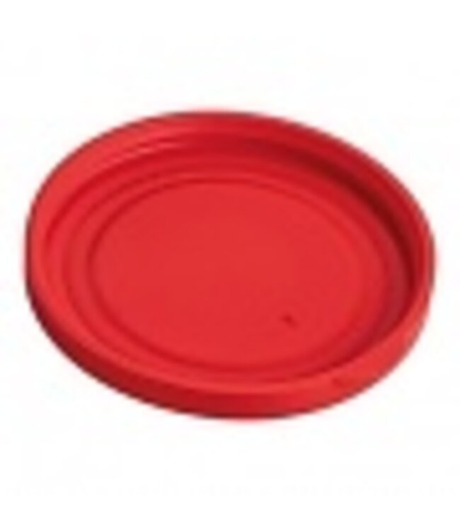 Deksel 115 mm rood tbv serveerschaal - Siliconen
