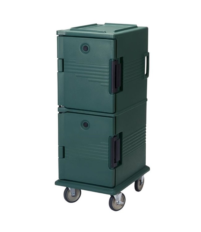 Voedselcontainer 114 ltr verrijdbaar Ultra Camcart groen UPC800 - Cambro