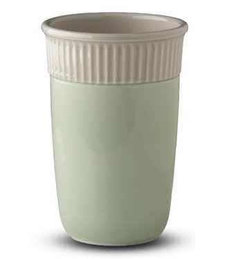 G.Benedikt 1882 Beker 30 cl groen/beige dubbelwandig porselein - G. Benedikt | prijs & verp per 6 stuks