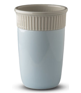 G.Benedikt 1882 Beker 30 cl blauw/beige dubbelwandig porselein - G. Benedikt | prijs & verp per 6 stuks