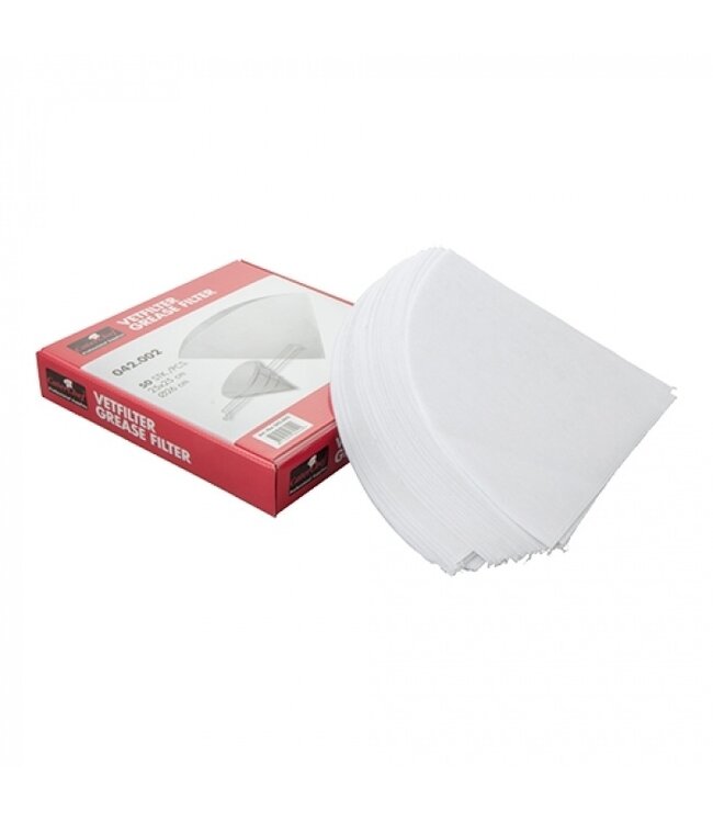 Vetfilter 250 x 250 mm Ø260 mm | prijs & verp per 50 stuks