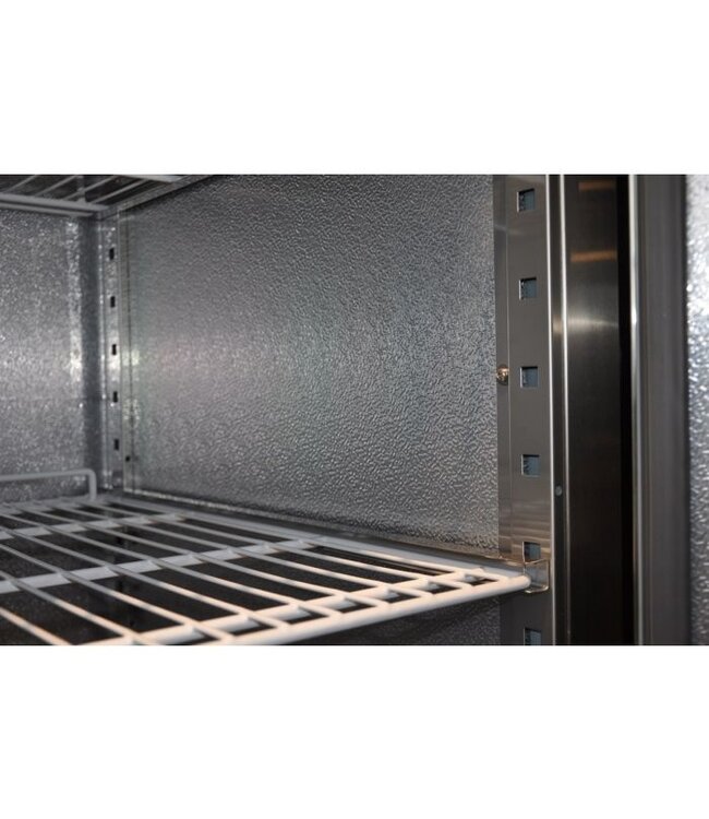 Vrieskast 1200 ltr statisch rvs/alu 1340 x 810 x 2010 mm - Combisteel