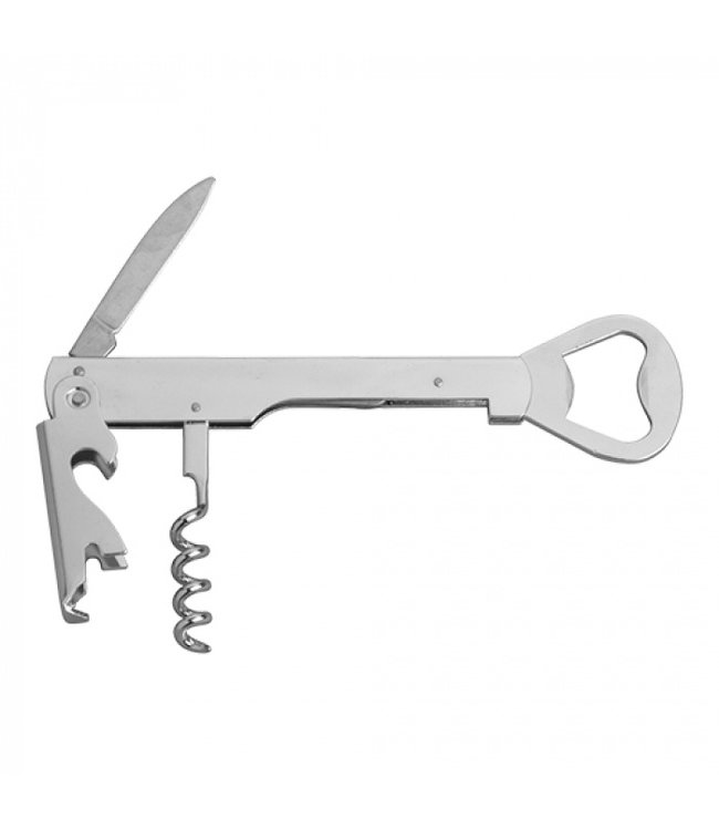 Kelnersmes met flesopener 140 mm verchroomd - Louis Tellier