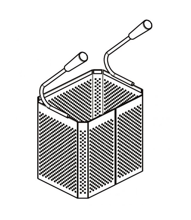 Pastakokermand 110 x 165 x (h)210 mm Base 700 - Combisteel