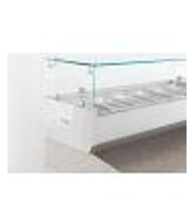 Opzetkoelvitrine 6 x 1/3GN 1400 x 395 x 435 mm - Combisteel