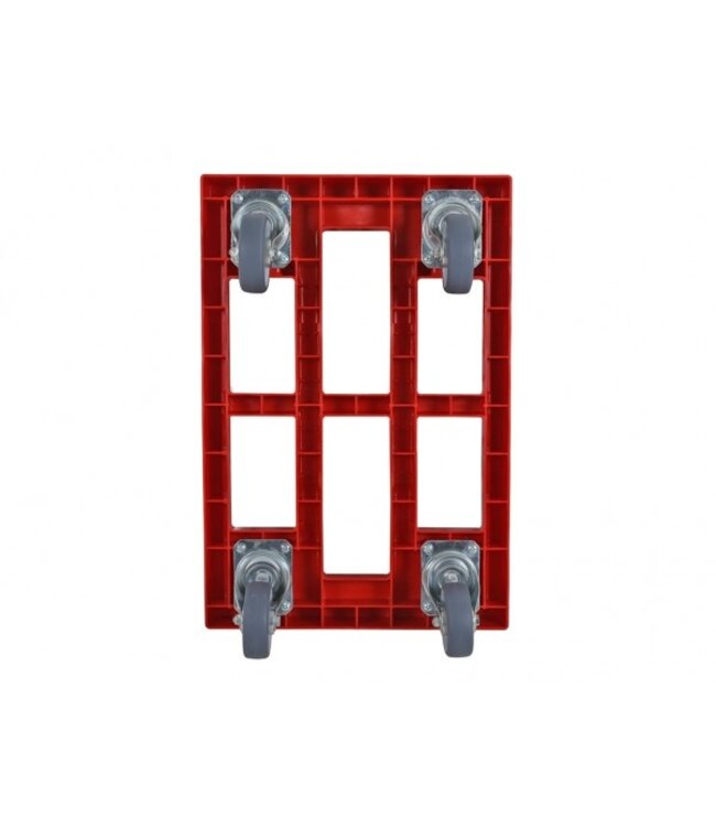 Dolly 600 x 400 mm rood - Kunststof