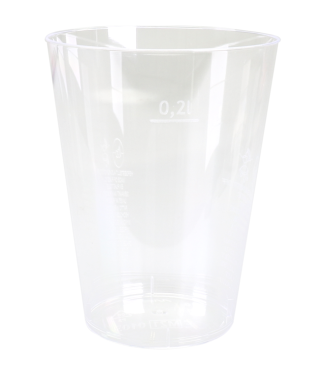 Glas disp PS 23 cl transparant | prijs & verp per 1.000 stuks