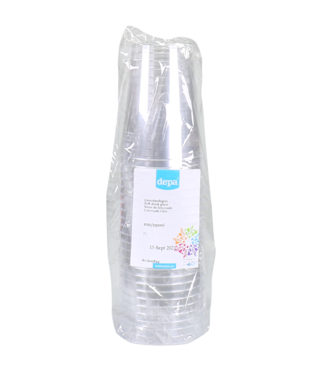 Glas disp PS 23 cl transparant | prijs & verp per 1.000 stuks