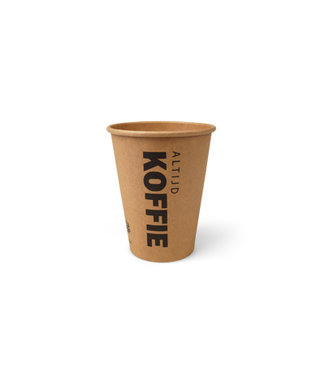Sans Marque Koffiebeker disp karton 35,5 cl bruin Altijd Koffie | prijs & verp per 1.000 stuks