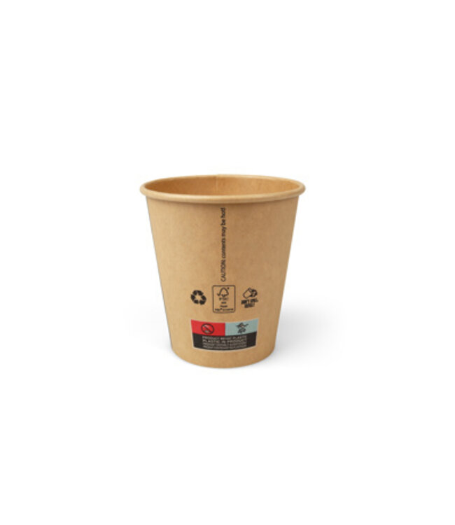 Koffiebeker disp karton 25 cl bruin Altijd Koffie | prijs & verp per 1.000 stuks
