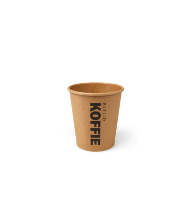 Koffiebeker disp karton 17,7 cl bruin Altijd Koffie| prijs & verp per 50 stuks