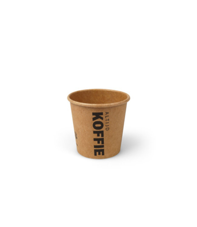 Espressobeker disp karton 11,8 cl bruin Altijd Koffie | prijs & verp per 1.000 stuks