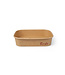 Kraft Menubak disp karton 50 cl bruin 173x123x40 mm - Kraft | prijs & verp per 25 stuks
