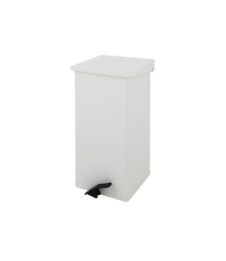 Sans Marque Pedaalemmer 55 ltr wit Carro-Kick - Aluminium