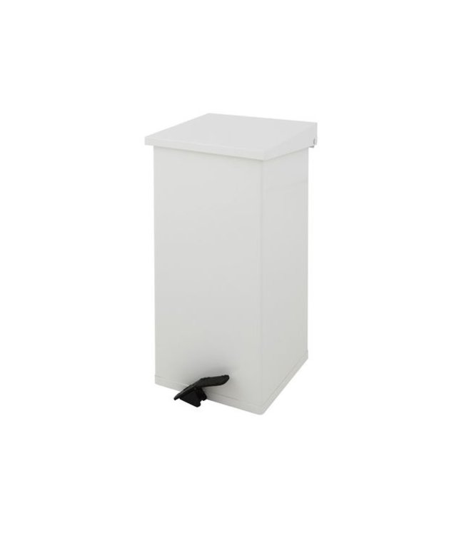 Pedaalemmer 55 ltr wit Carro-Kick - Aluminium