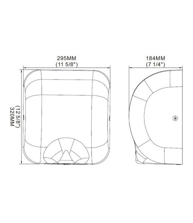 Handdroger HD-00 -  Combisteel