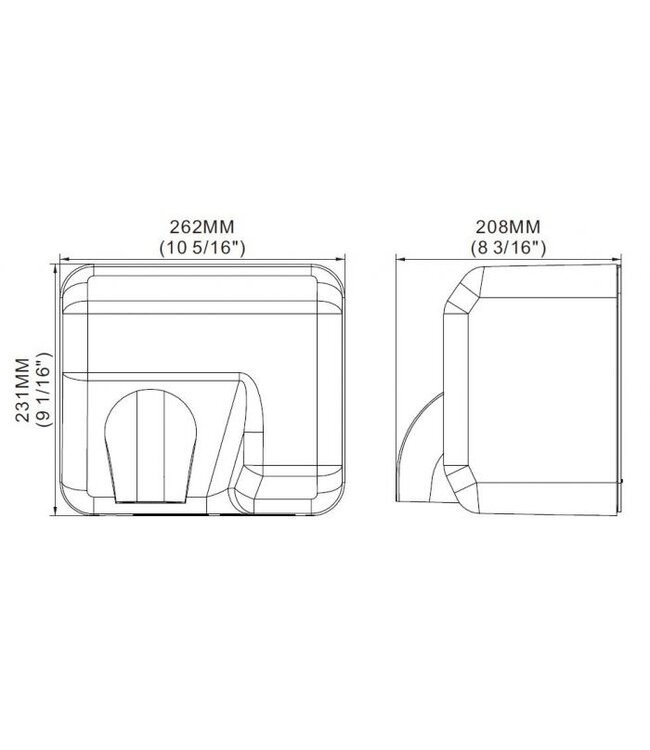 Handdroger HD-05 -  Combisteel