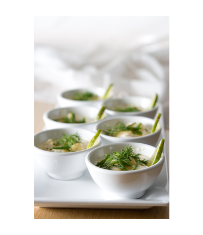 Schaal Ø90x(h)45 mm 13 cl wit - Truyts | prijs & verp per 24 stuks