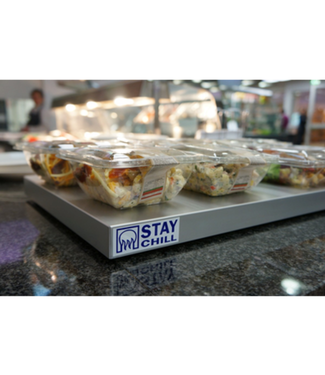 Koelplaat 1/2GN 325 x 265 x 35 mm aluminium - Stay Chill