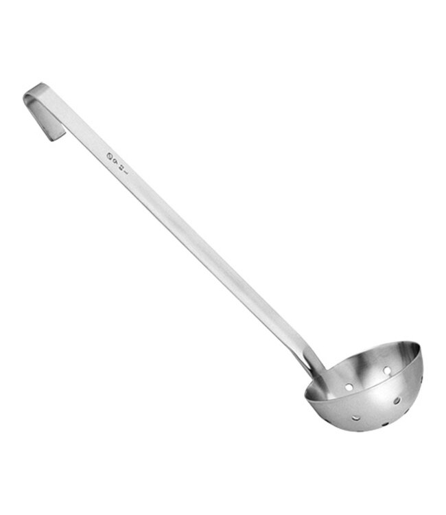 Opscheplepel geperforeerd 25 cl Ø100 x 320 mm - Roestvrijstaal